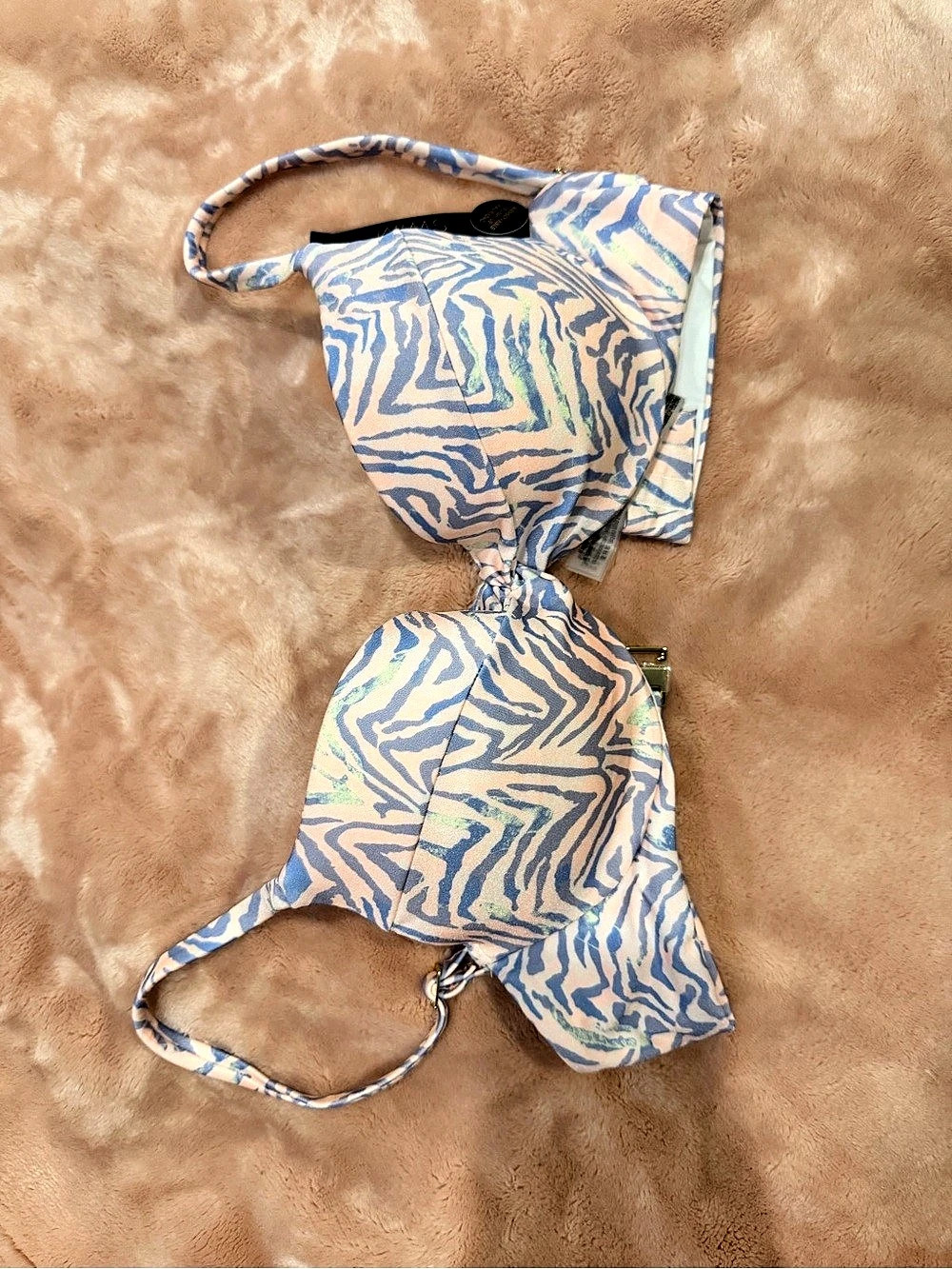 Victoria's Secret Animal Print Bikini Set top 34C  bottom M